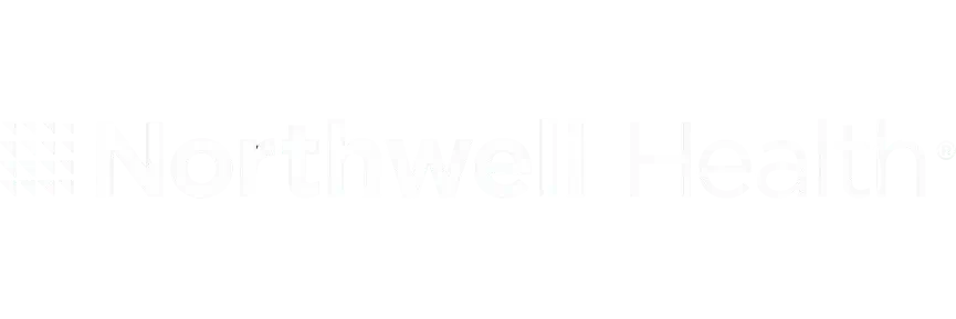 White Northwell Health logo, accepted health insurance provider for Turnstone ABA.